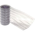 12" x 13' Scratch Resistant Ribbed Clear Strip for Strip Curtains