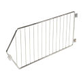 Global Industrial Chrome Divider for Wire Dump Bin, 20"D X 9"H