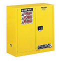 Flammable Cabinet With Manual Close Double Door, 30 Gallon