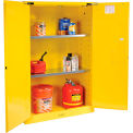 Flammable Cabinet With Self Close Double Door, 45 Gallon