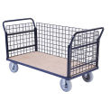Euro Style Truck - 3 Wire Sides & Wood Deck, 60 x 30, 1200 Lb. Capacity