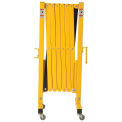 16 to 141&quot;W Steel Portable Barricade Gate With Casters