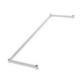 36&quot;W x 18&quot;D Poly-Z-Brite&#174; Three-Sided Steel Frame