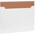30" x 22-1/2" x 1" Jumbo Fold-Over Corrugated Mailers, ECT-32, White - Pkg Qty 20