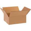 10&quot; x 8&quot; x 4&quot; Flat Cardboard Corrugated Boxes - Pkg Qty 25