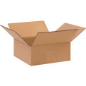 10" x 10" x 4" Flat Cardboard Corrugated Boxes - Pkg Qty 25