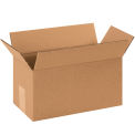 12&quot; x 6&quot; x 6&quot; Long Cardboard Corrugated Boxes - Pkg Qty 25