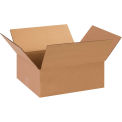 13&quot; x 11&quot; x 5&quot; Flat Cardboard Corrugated Boxes - Pkg Qty 25
