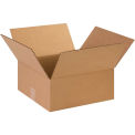 14&quot; x 14&quot; x 6&quot; Flat Cardboard Corrugated Boxes - Pkg Qty 25