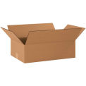 20&quot; x 12&quot; x 6&quot; Flat Cardboard Corrugated Boxes - Pkg Qty 25