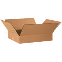20&quot; x 16&quot; x 4&quot; Flat Cardboard Corrugated Boxes - Pkg Qty 25
