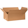 24&quot; x 14&quot; x 8&quot; Flat Cardboard Corrugated Boxes - Pkg Qty 20