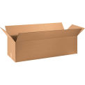 36&quot; x 12&quot; x 10&quot; Long Cardboard Corrugated Boxes - Pkg Qty 15