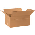 17-1/4&quot; x 11-1/4&quot; x 8&quot; Multi-Depth Cardboard Corrugated Boxes - Pkg Qty 25