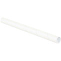 Mailing Tube With Cap, 36&quot;L x 1-1/2&quot; Dia., White