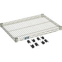 Global Industrial Poly-Z-Brite Wire Shelf, 24"W x 18"D