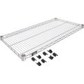 Global Industrial 42"W x 18"D Chrome Wire Shelf