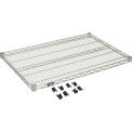 Global Industrial Nexel Poly-Z-Brite Wire Shelf, 30"W x 24"D