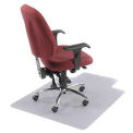 Global Industrial 45&quot;W x 53&quot;L Office Chair Mat w/ 25&quot; x 12&quot; Lip for Carpeted Floor