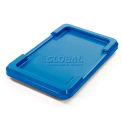 Lid For Cross Stack And Nest Tote TUB2516-8, Blue - Pkg Qty 6
