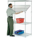 Nexel 14367AC Nexel Quick Adjust Chrome Wire Shelving, 36x14x74