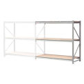 Extra High Capacity Bulk Rack With Wood Decking, Add-On Unit, 72&quot;W x 18&quot;D x 72&quot;H