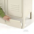 Global Industrial Front Base For 15&quot;W X 6&quot;H Locker, Tan