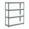Boltless Extra Heavy Duty Shelving 48&quot;W x 24&quot;D x 84&quot;H, 7 Shelves, 1200 lbs. Cap/Shelf, Gray
