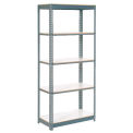 Boltless Extra Heavy Duty Shelving 48&quot;W x 24&quot;D x 96&quot;H, 7 Shelves, 1200 lbs. Cap/Shelf, Gray