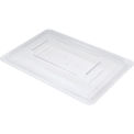 RUBBERMAID Lid for Tote Boxes - Fits Totes 4444532, 4444632- Clear Polyethylene - Pkg Qty 6