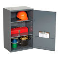 Utility Wall Mount Cabinet, 19-7/8"W x 14-1/4"D x 32-3/4"H, Gray