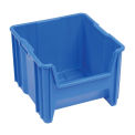 Quantum Giant Hopper Bin, QGH800, 16-1/2&quot;W x 17-1/2&quot;D x 12-1/2&quot;H Blue - Pkg Qty 2