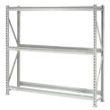 Heavy Duty Tire Rack 3 Tier Starter, Steel, Gray, 96&quot;W x 18&quot;D x 72&quot;H