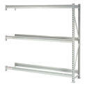 Heavy Duty Tire Rack 3 Tier Add-On, Steel, Gray, 72&quot;W x 18&quot;D x 72&quot;H