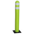 Poly Guide Post Delineator 42&quot; x 5.75&quot; Dia., Lime