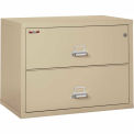 Fireking Fireproof 2 Drawer Lateral File Cabinet 23822CPA, Letter-Legal Size, 37-1/2&quot;W x 22&quot;D x 28&quot;H