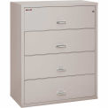 Fireking Fireproof 4 Drawer Lateral File Cabinet 44422CPL, Letter-Legal, 44-1/2&quot;W x 22&quot;D x 53&quot;H