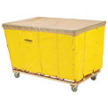 C&H 241982YL Vinyl Basket Bulk Truck, 8 Bushel, Yellow