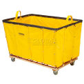 24 Bushel Yellow Vinyl Basket Bulk Truck, 53-1/4&quot;L x 36-1/4&quot;W x 30-1/2&quot;H