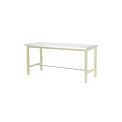 72&quot;W x 30&quot;D Adjustable Height Workbench, 1-1/4&quot; Thick ESD Square Edge, Tan