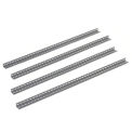 Global Industrial 6&#39; High Angle Post, Gray, 4/Pk