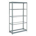 Boltless Heavy Duty Shelving 48&quot;W x 24&quot;D x 72&quot;H, 5 Shelves, No Deck