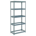 Boltless Extra Heavy Duty Shelving 36&quot;W x 24&quot;D x 72&quot;H, 5 Shelves, No Deck