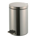 Global Industrial Step On Trash Can, 3-1/2 Gallon, Stainless Steel
