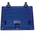 Global Industrial Bulk Container Lid, Plastic, Blue