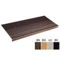 Beige Vinyl Tread Rib Pattern 60&quot;W - Pkg Qty 4