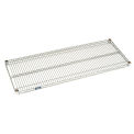 Nexel Chrome Wire Shelf w/Clips, 48&quot;W x 18&quot;D