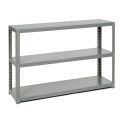 Global Industrial Extra Heavy Duty Steel Shelving Unit, 3 Shelf, 36&quot;W x 18&quot;D x 39&quot;H, Gray