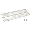 Nexel Stainless Steel Wire Shelf w/Clips, 48&quot;W x 18&quot;D