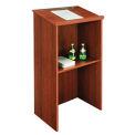 Stand-Up Lectern, Mahogany, 23&quot;W X 15-3/4&quot;D X 45-7/8&quot;H